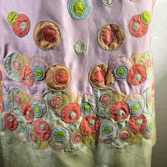 Biya Appliqué Swoon Circles Coat Size M NWT - Picture 4 of 11